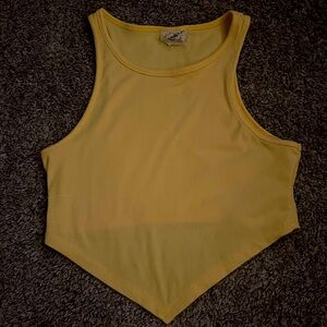 Yellow tank
